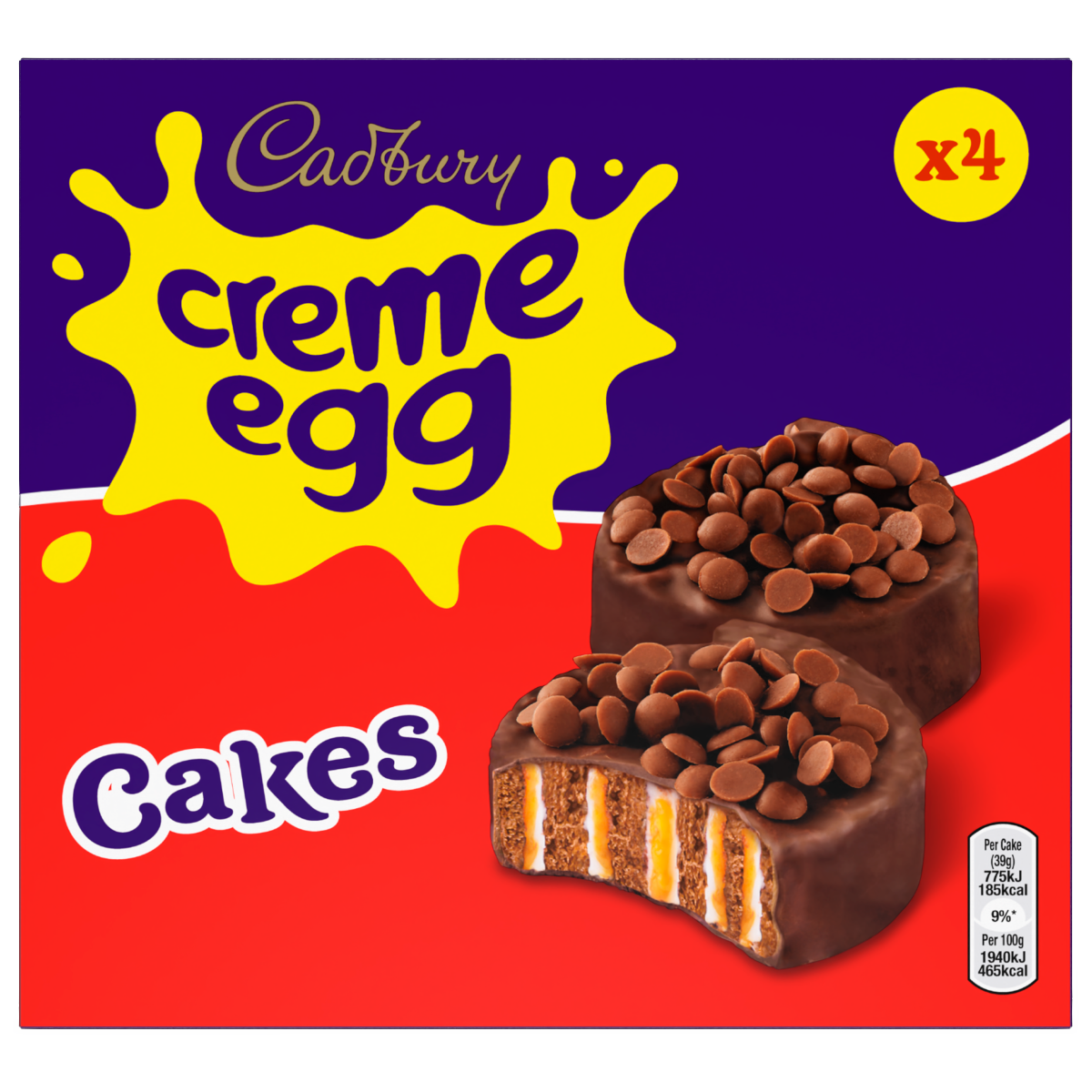 Cadbury 4 Creme Egg Cakes