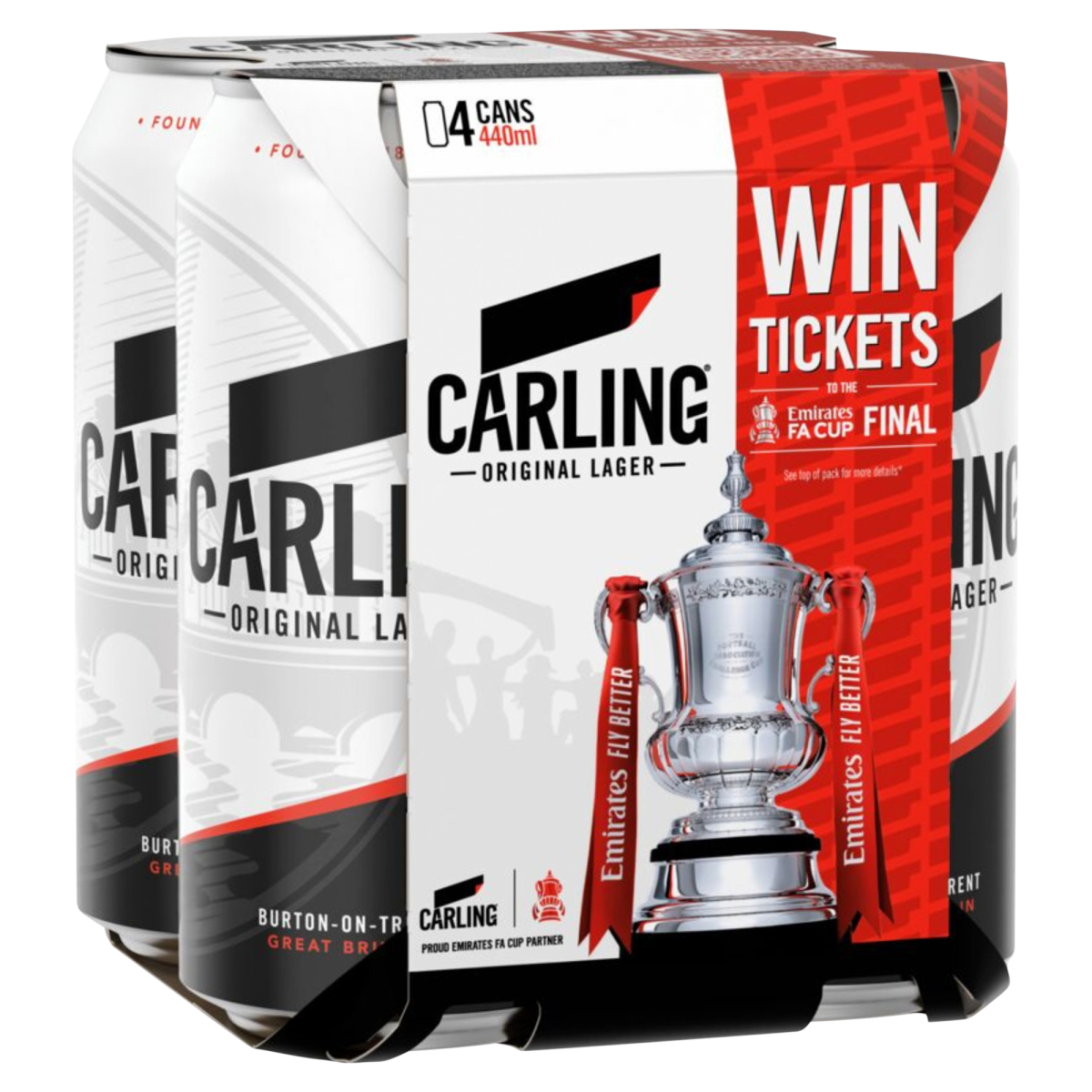 Carling Original Lager 4 x 440ml