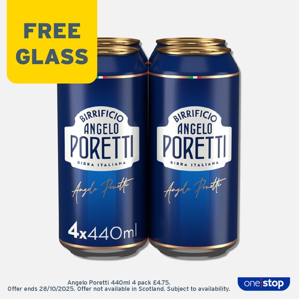 P9C – Poretti w/glass