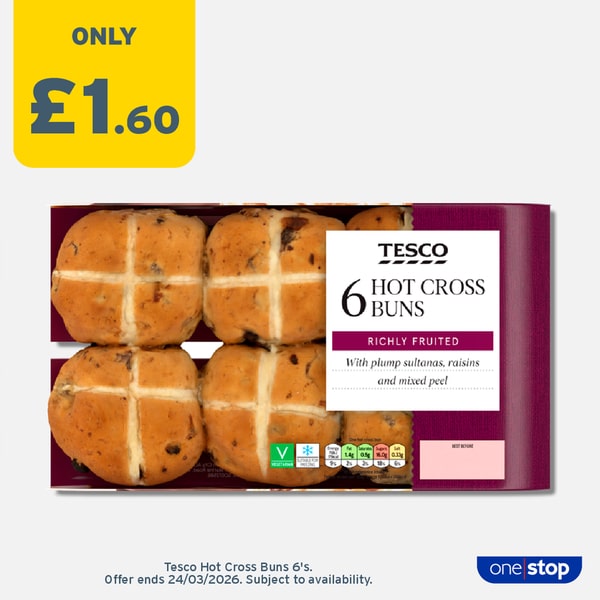 P1B – Tesco Hot Cross Buns