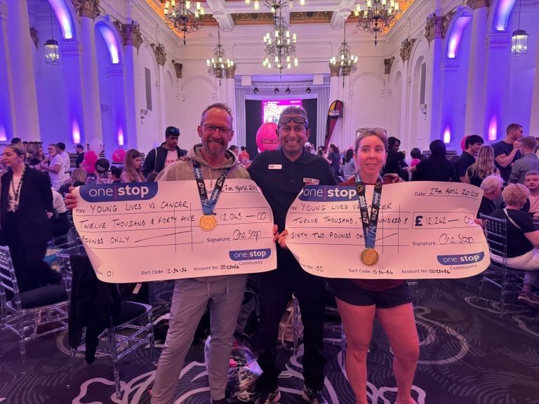 Chris Willby Debbie Lovelock One Stop London Marathon 2025 with Nilesh Patel 1 (1) (1)