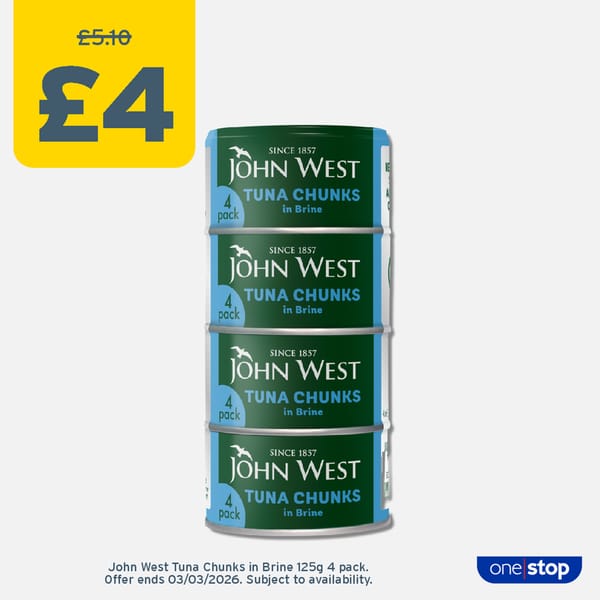 P13C – John West 4pk