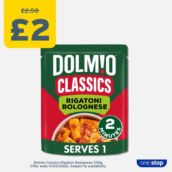 P1C – Dolmio Rigatoni