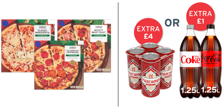 2 for £5 pizza deal