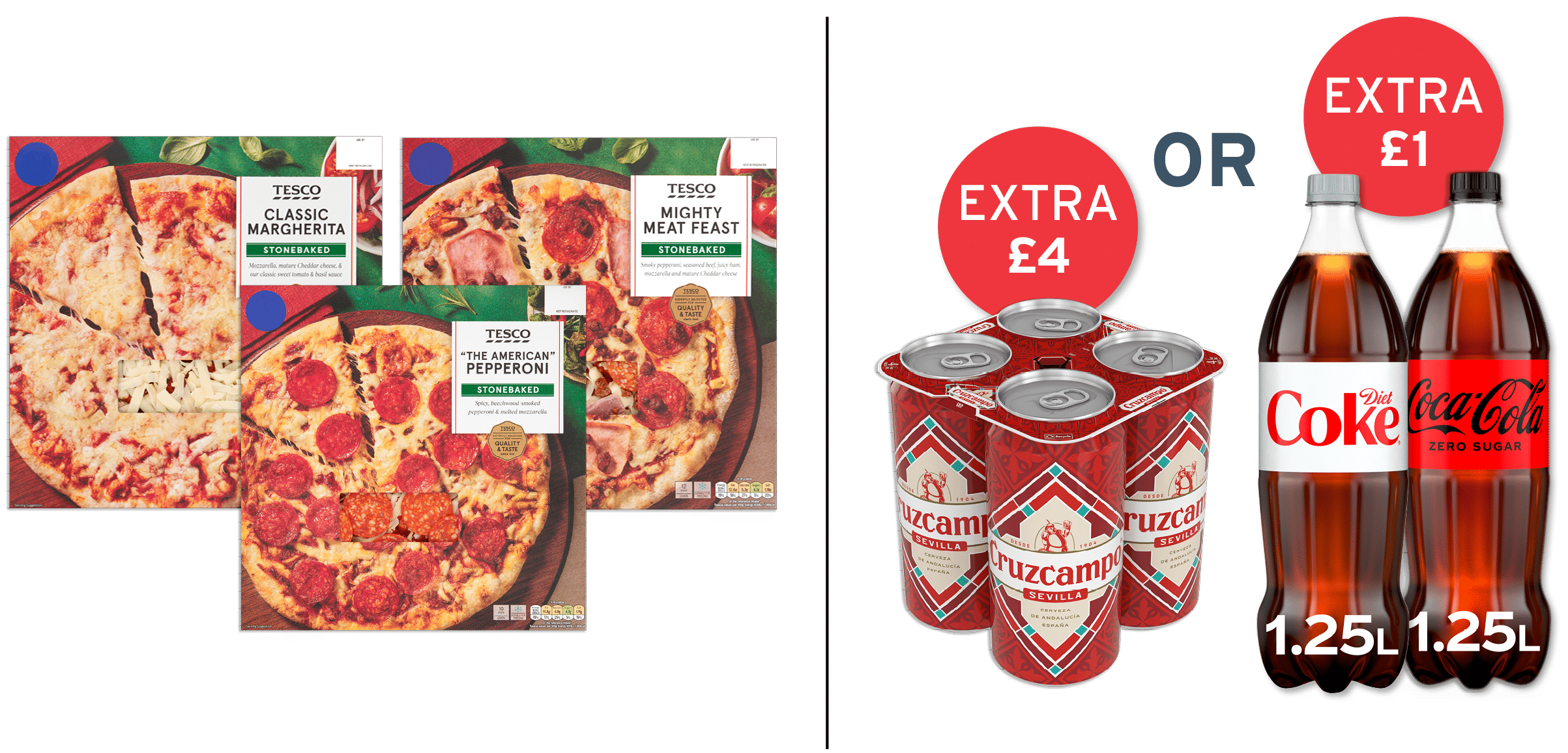2 for £5 pizza deal