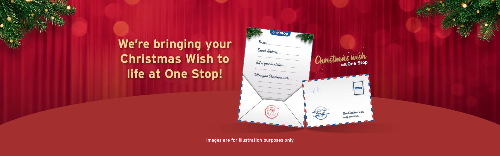 One Stop make wishes come true, this Christmas!