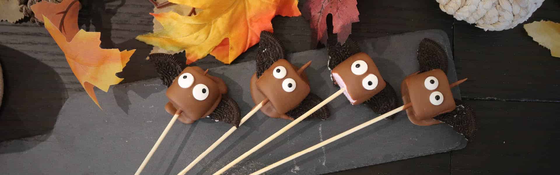 Marshmallow Oreo Bats