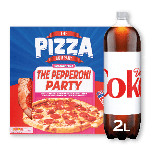Movie night sorted with this pizza and drink combo