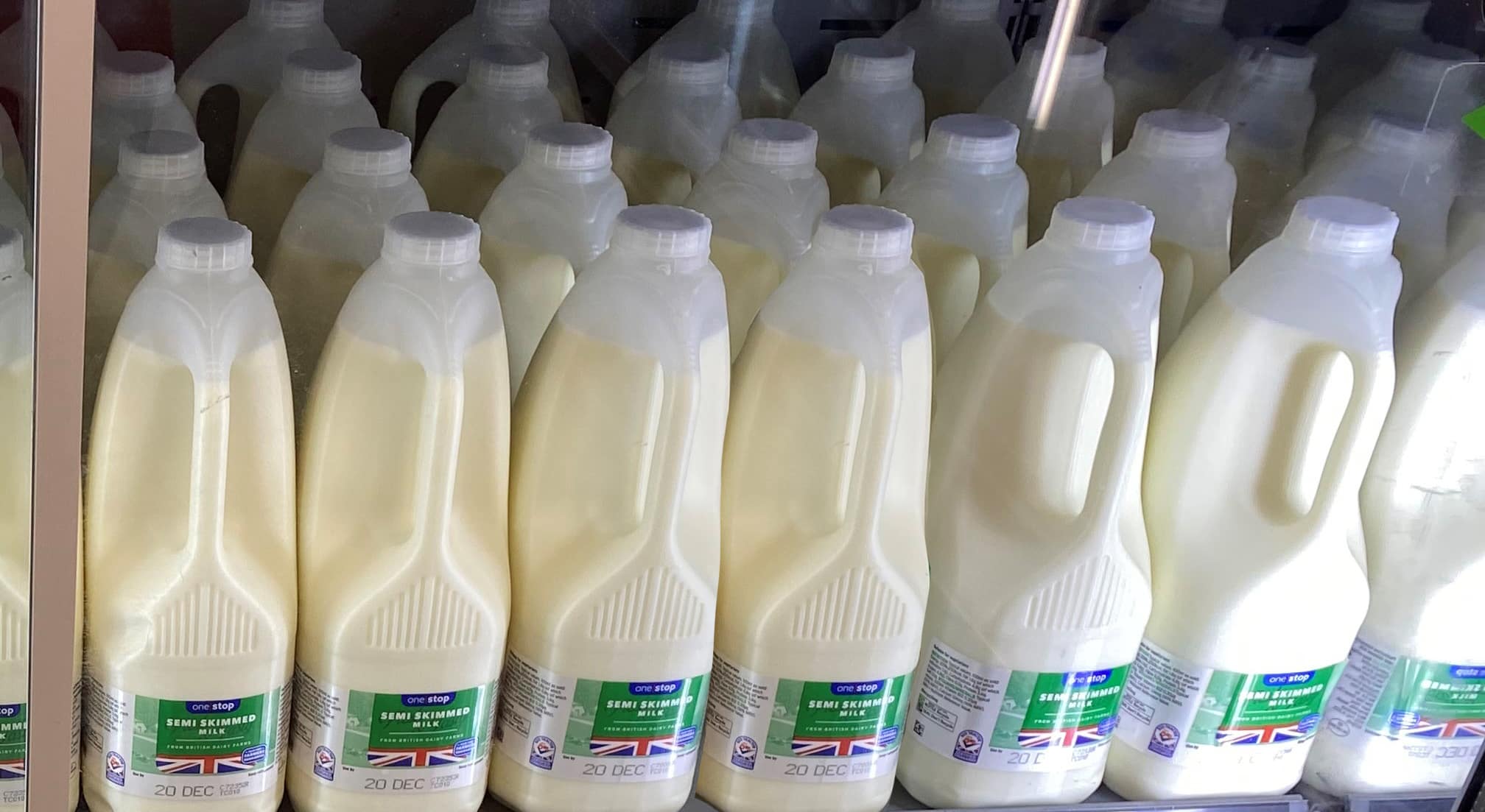We’ve switched to recyclable clear milk tops!