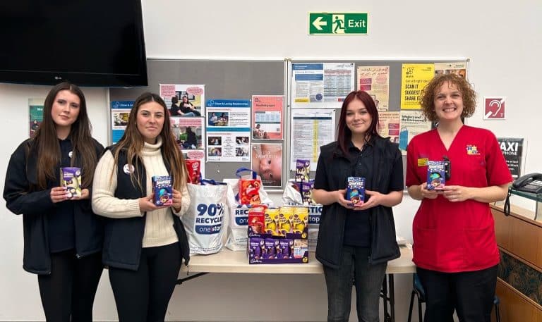 One Stop St Pauls Road Peterborough – Store Manager Ella Malyon and her team