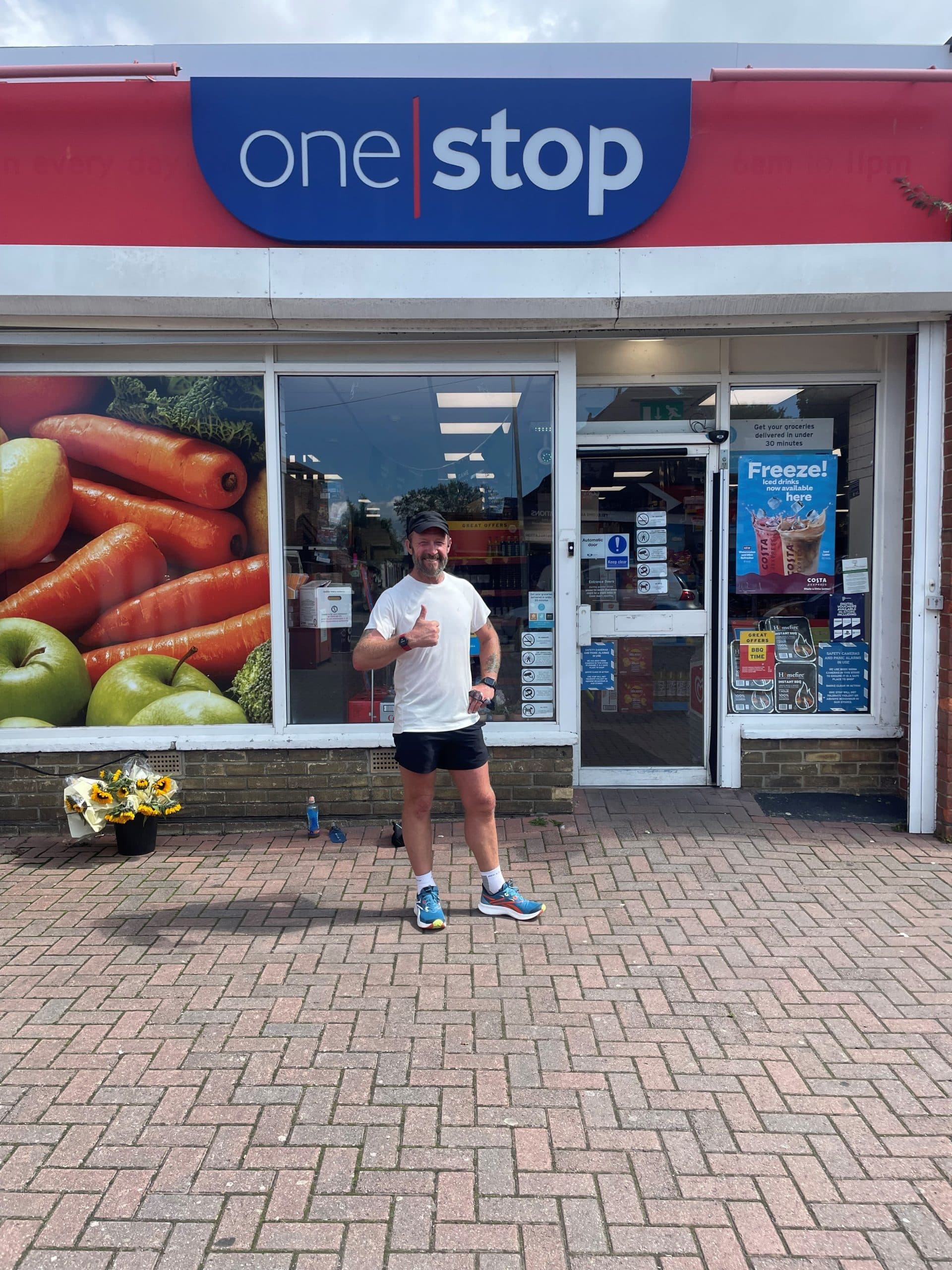 One Stop driver runs 37 miles for local charity