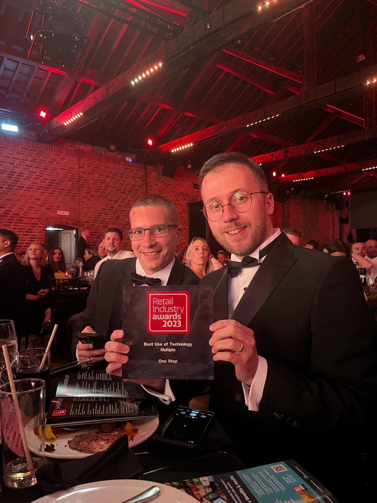One Stop scoops up Best Use of Technology – Multiple award at Retail Industry Awards!
