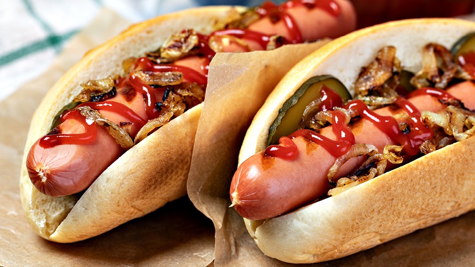 Caramelised Onion Hot Dogs - One Stop