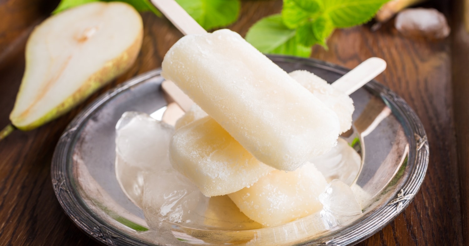 Pear Popsicles