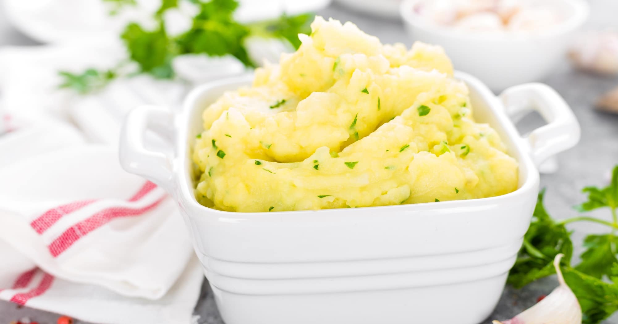 Garlic Mash Potato Bake