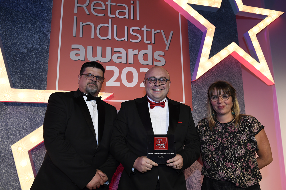 Accepting the award for Convenience Retailer of the Year 2022