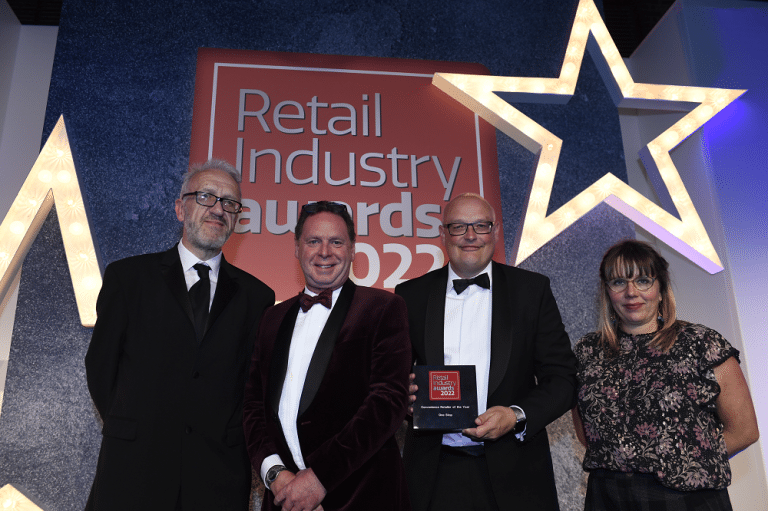 Accepting the award for Convenience Retailer of the Year