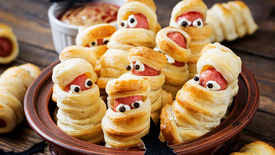 Scary Sausage Rolls