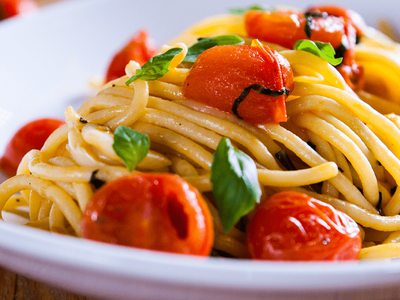 Roasted Cherry Tomato Pasta