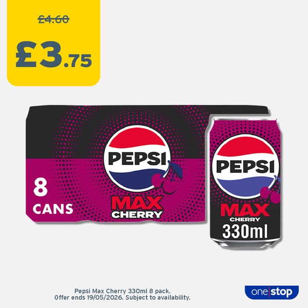 P3B Pepsi Max Cherry 330ml