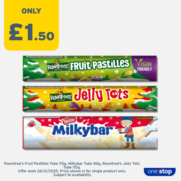 P9B – 1.50 Tubes Rowntrees / Milkybar
