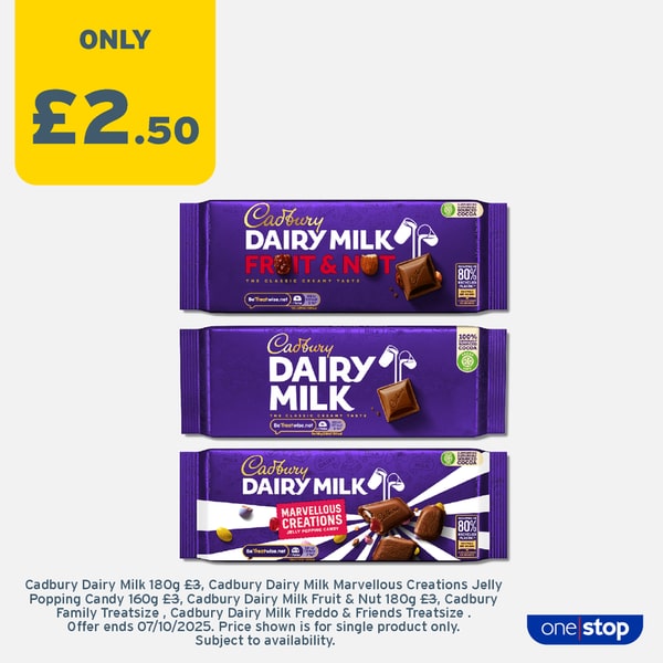 P8B – Cadbury Bars