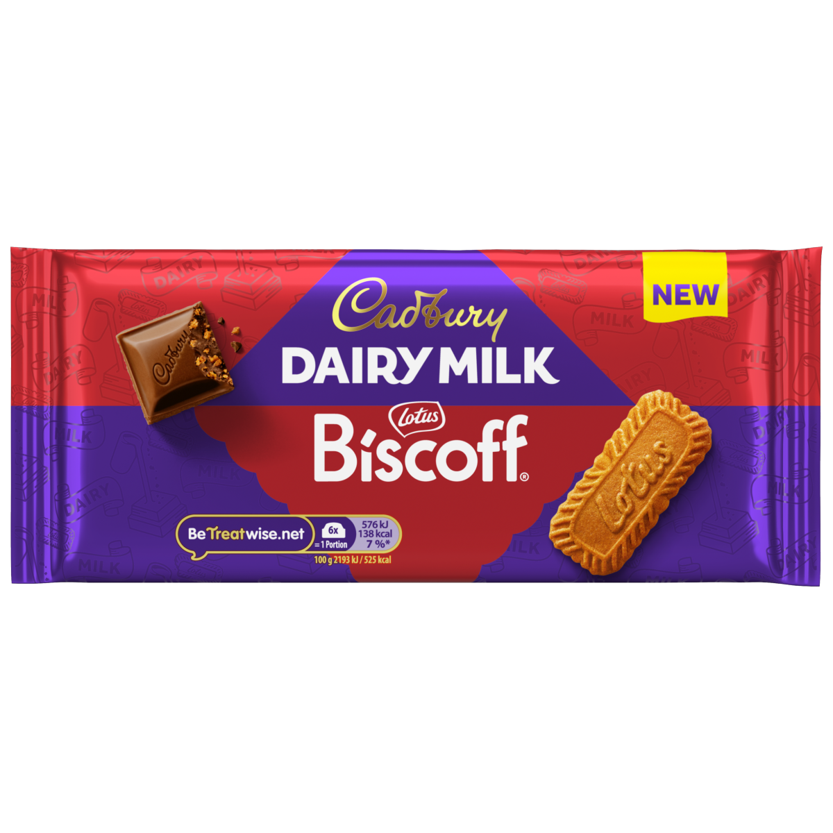 Cadbury Dairy Milk Biscoff Biscuit Chocolate Bar 105 g