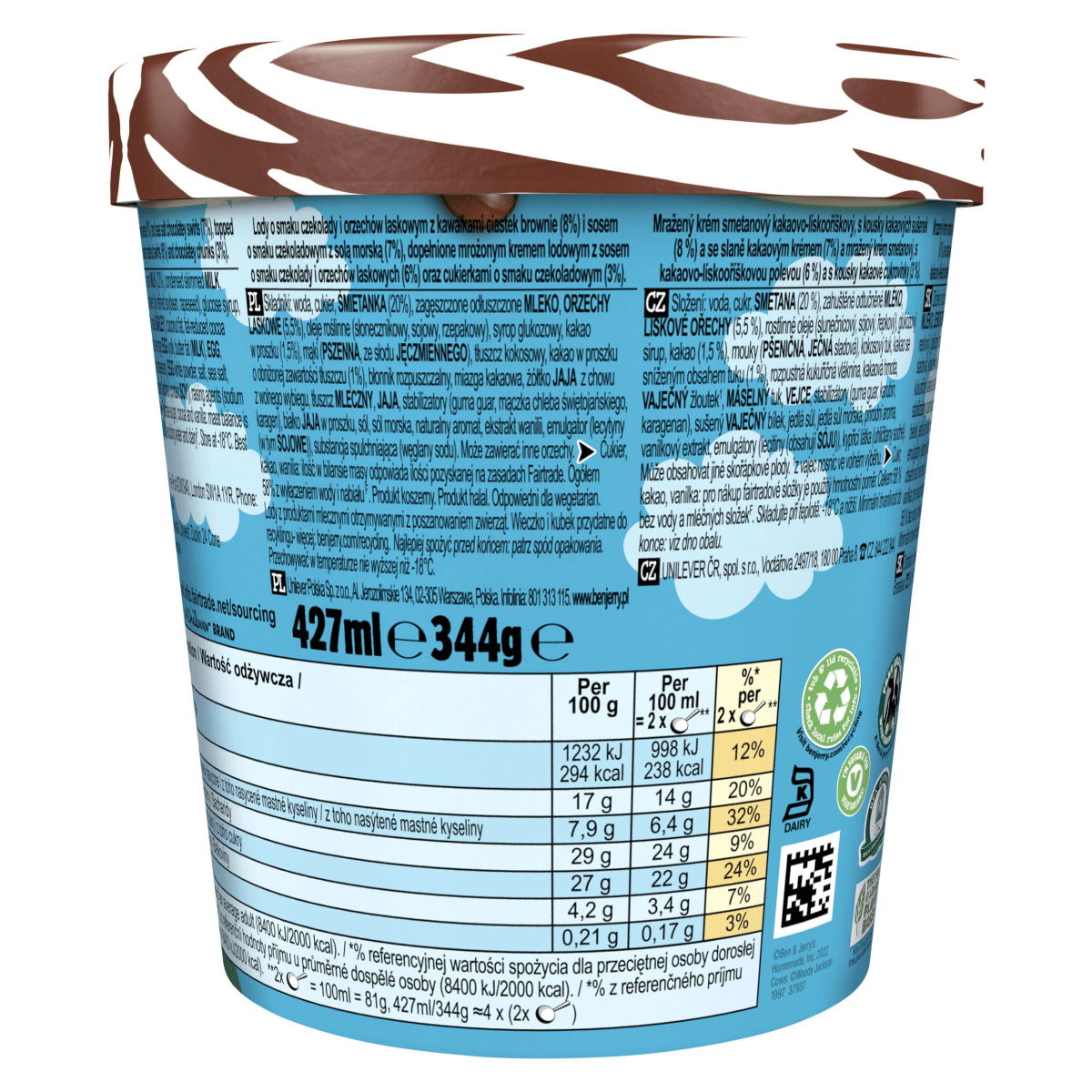 Ben & Jerry’s Ice Cream Hazel-nuttin’ but Chocolate Sundae 427 ML