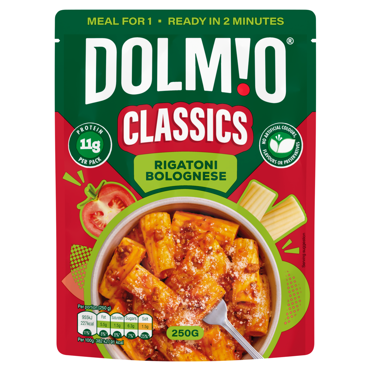 Dolmio Classics Rigatoni Bolognese 250g
