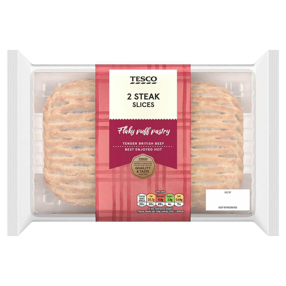 Tesco 2 Steak Slices 300g