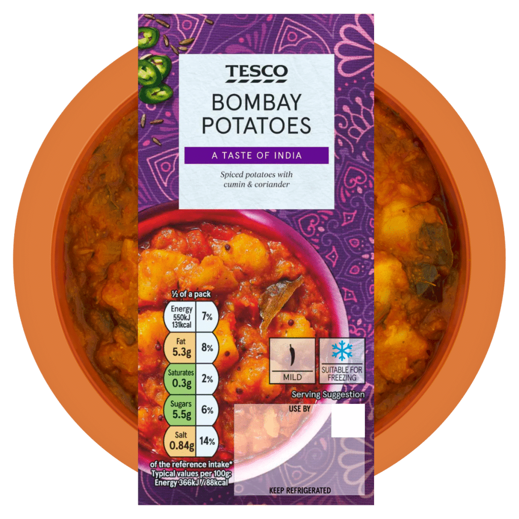 Tesco Bombay Potatoes 300g