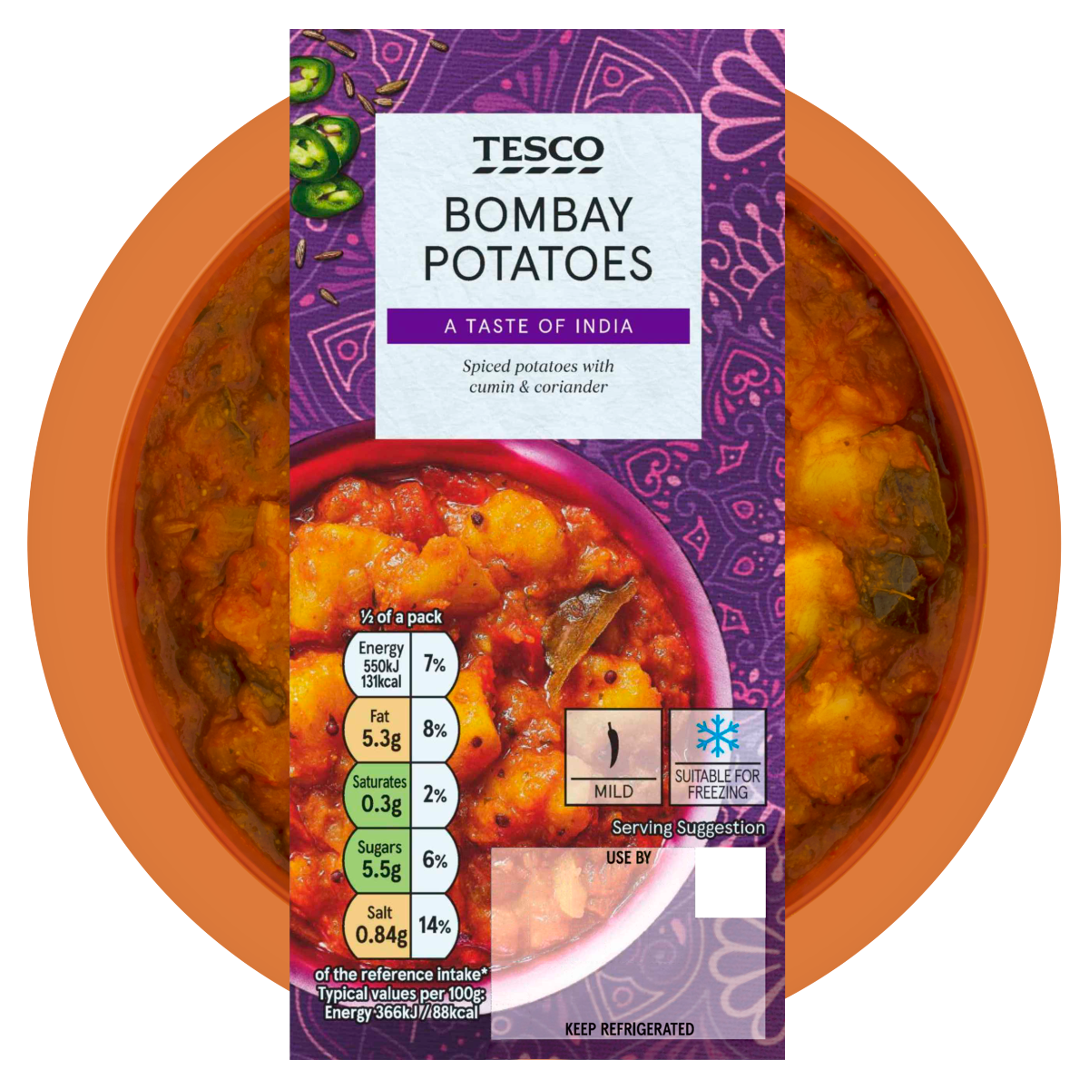 Tesco Bombay Potatoes 300g