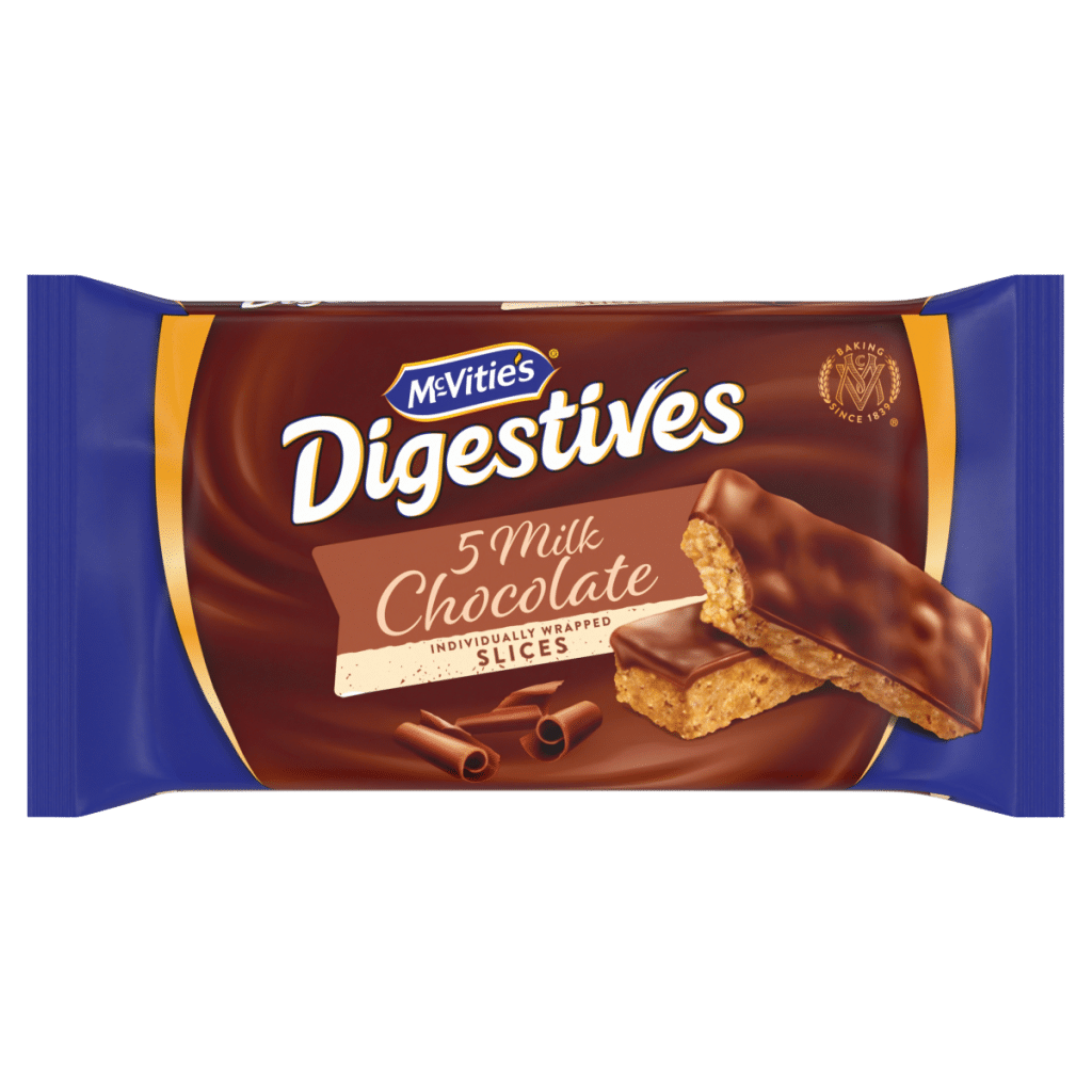 McVitie’s Digestives 5 Milk Chocolate Slices 114.1g