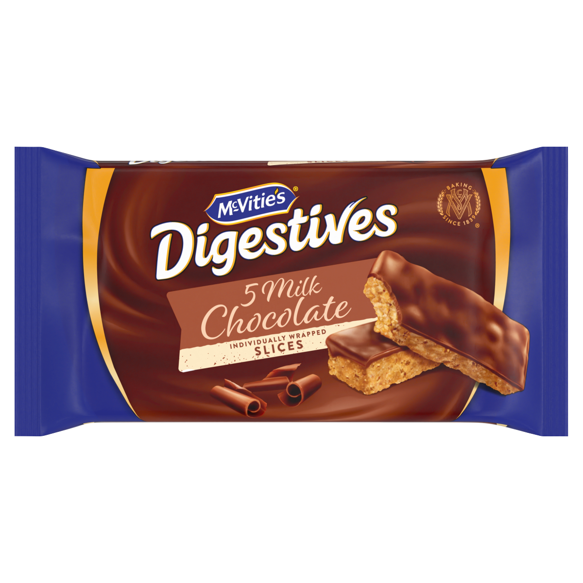 McVitie’s Digestives 5 Milk Chocolate Slices 114.1g