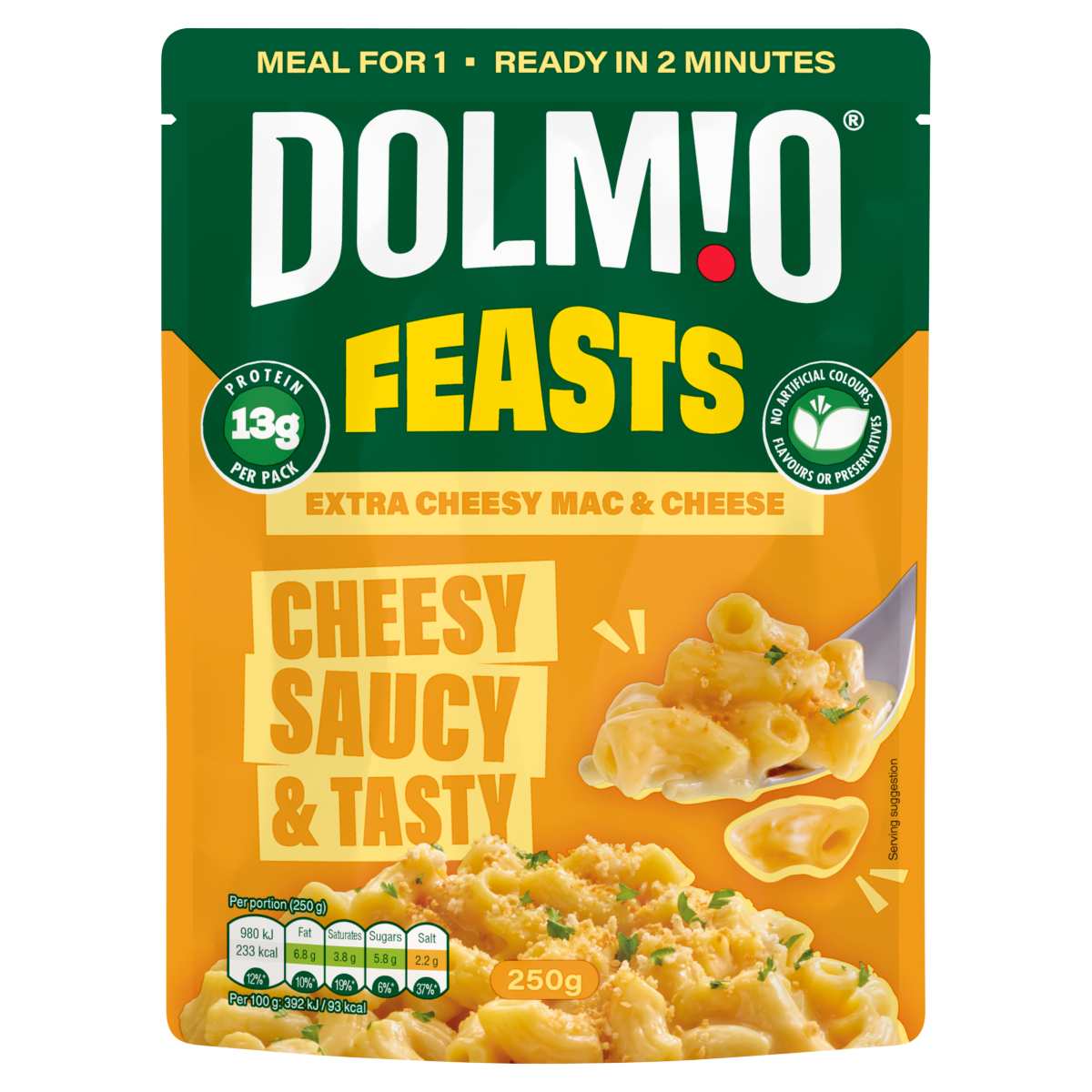 Dolmio Feasts Extra Cheesy Mac & Cheese 250g