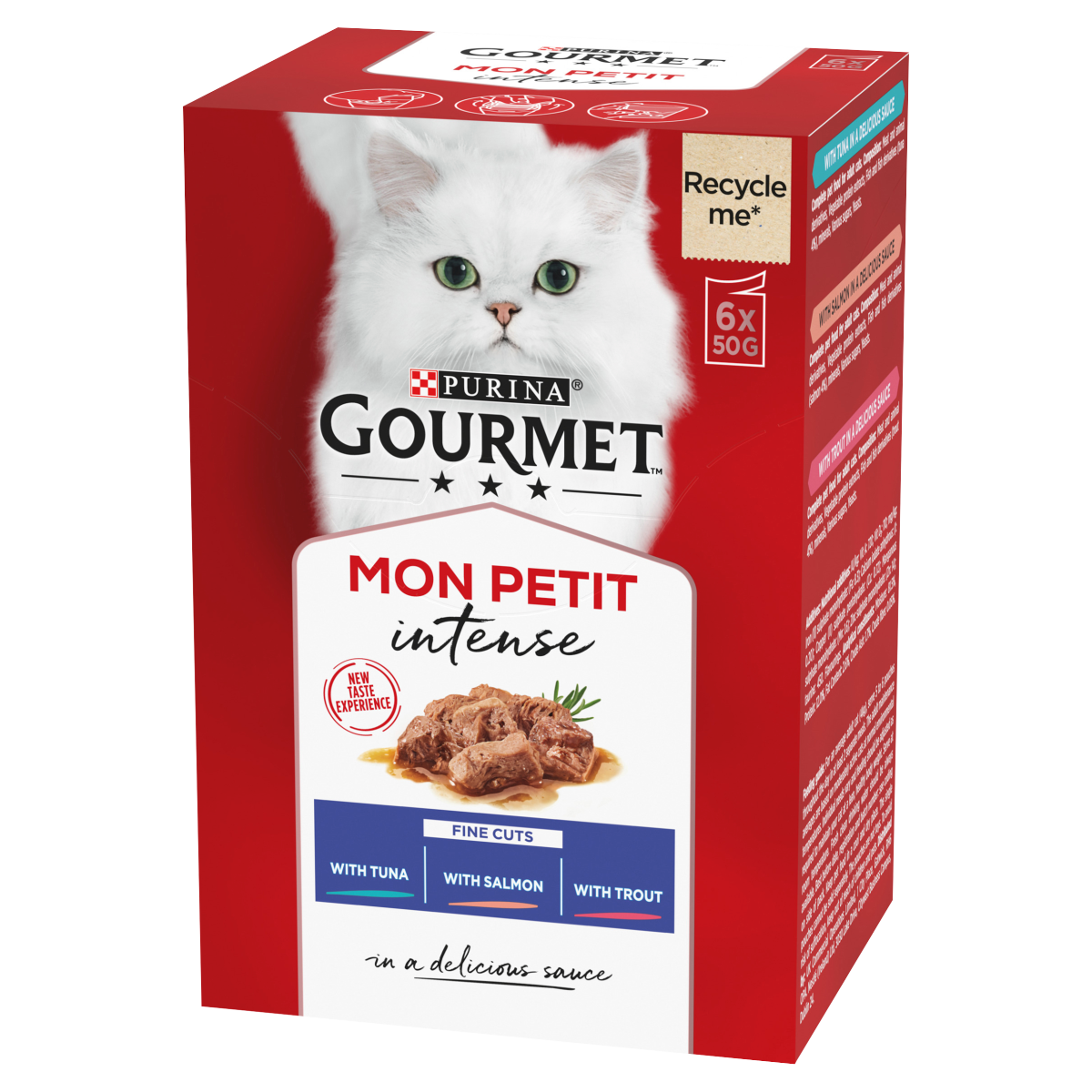 Gourmet Mon Petit Intense Fine Cuts 6 x 50g (300g)