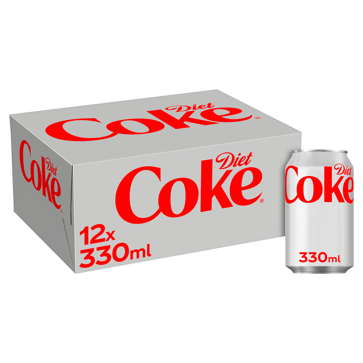 Diet Coke Cola 12 x 330ml Cans