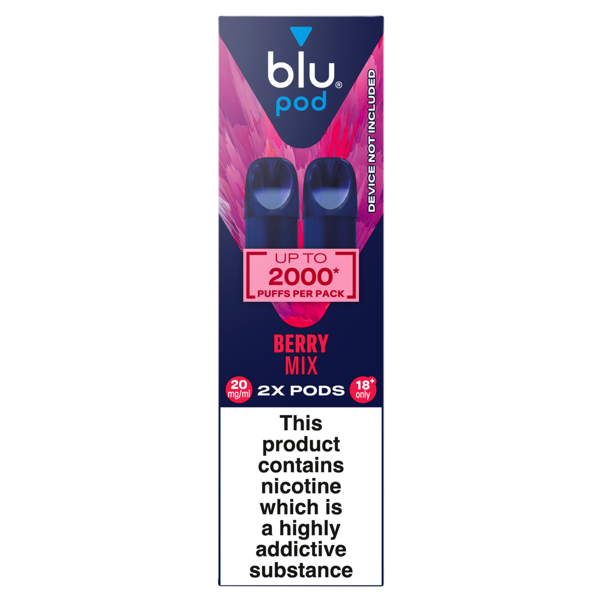 blu pod Berry Mix 20mg/ml 2 x 2ml