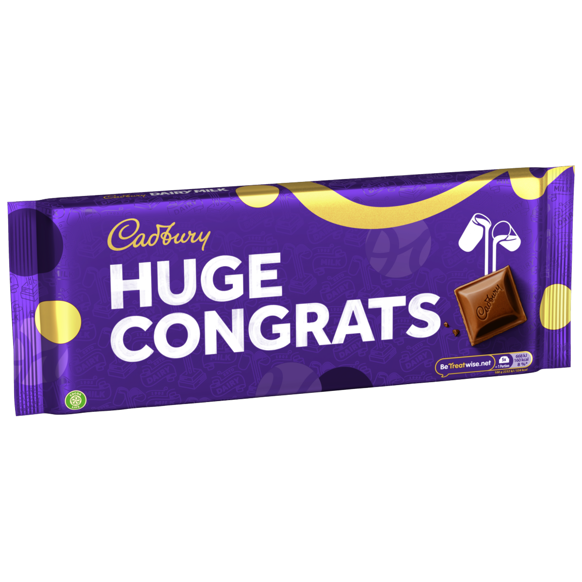 Cadbury Cadbury Dairy Milk Huge Congrats Gifting Bar Large 360 g