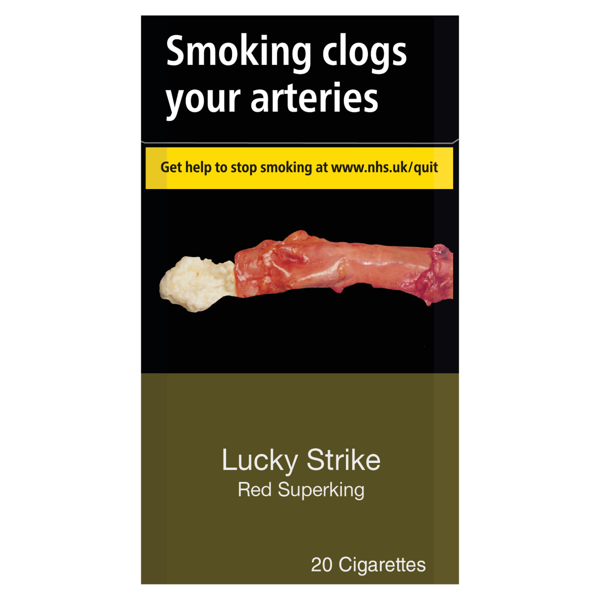 Lucky Strike Red Superking 20 Cigarettes