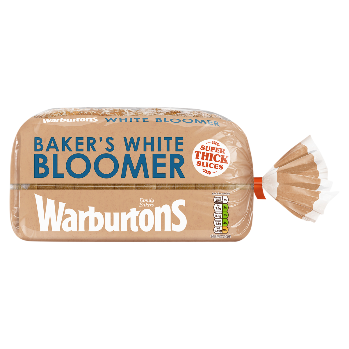 Warburtons Baker’s White Bloomer 800g