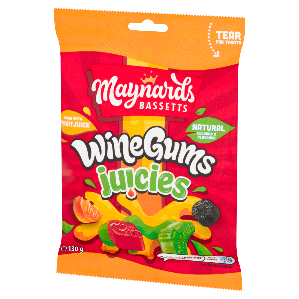 Maynards Bassetts Wine Gums Juicies 130g