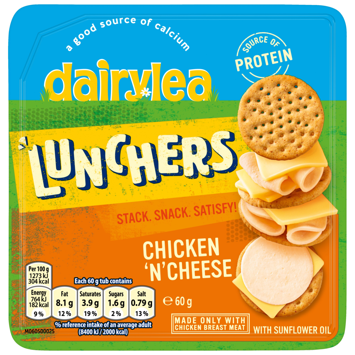 Dairylea Lunchers Chicken ‘N’ Cheese Cheese Snack 60g