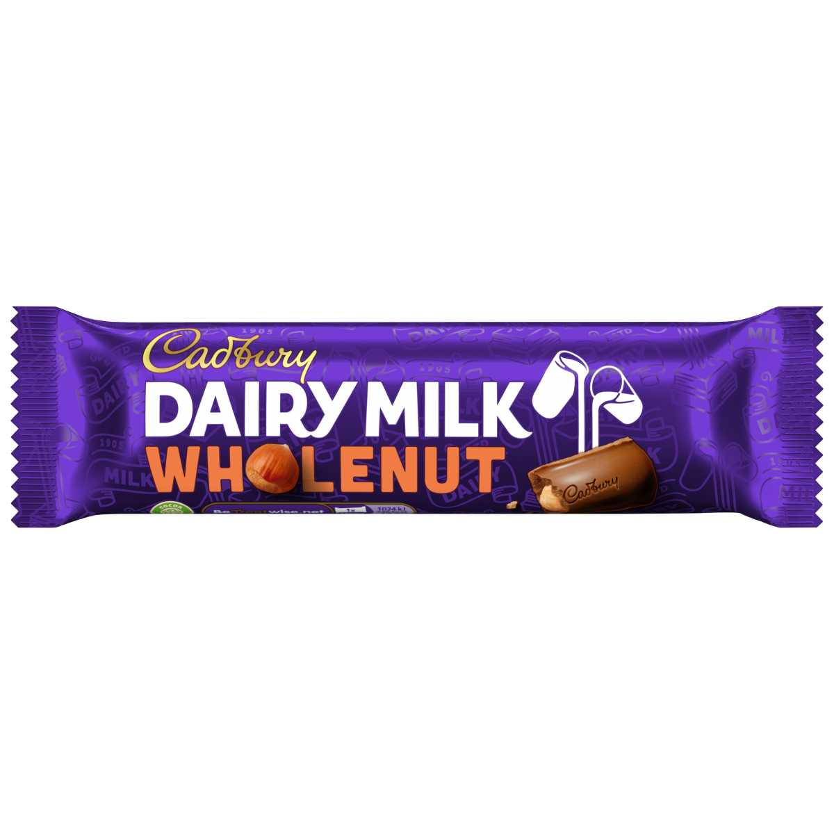 Cadbury Dairy Milk Wholenut Chocolate Bar 45 g