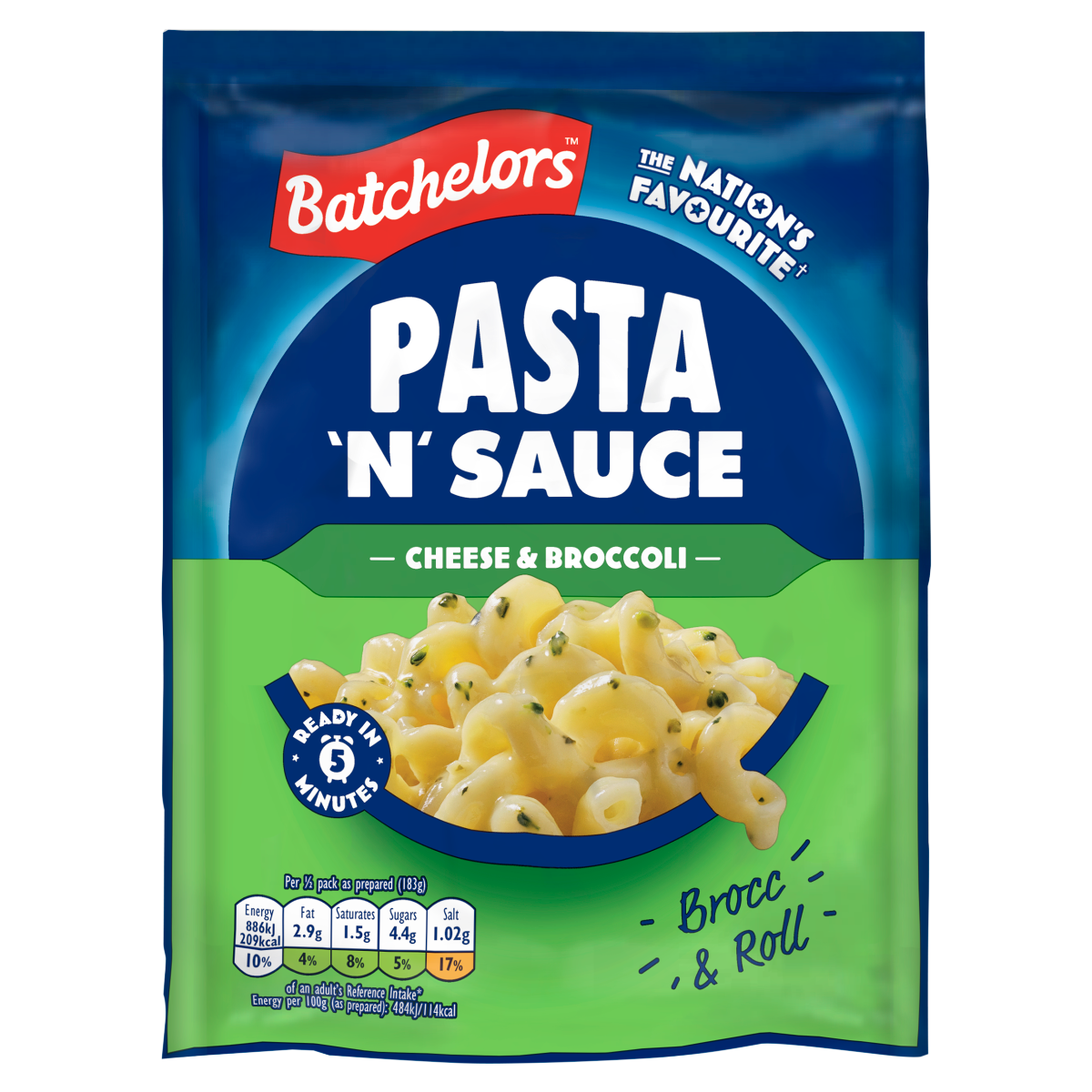 Batchelors Pasta ‘N’ Sauce Cheese & Broccoli 99g