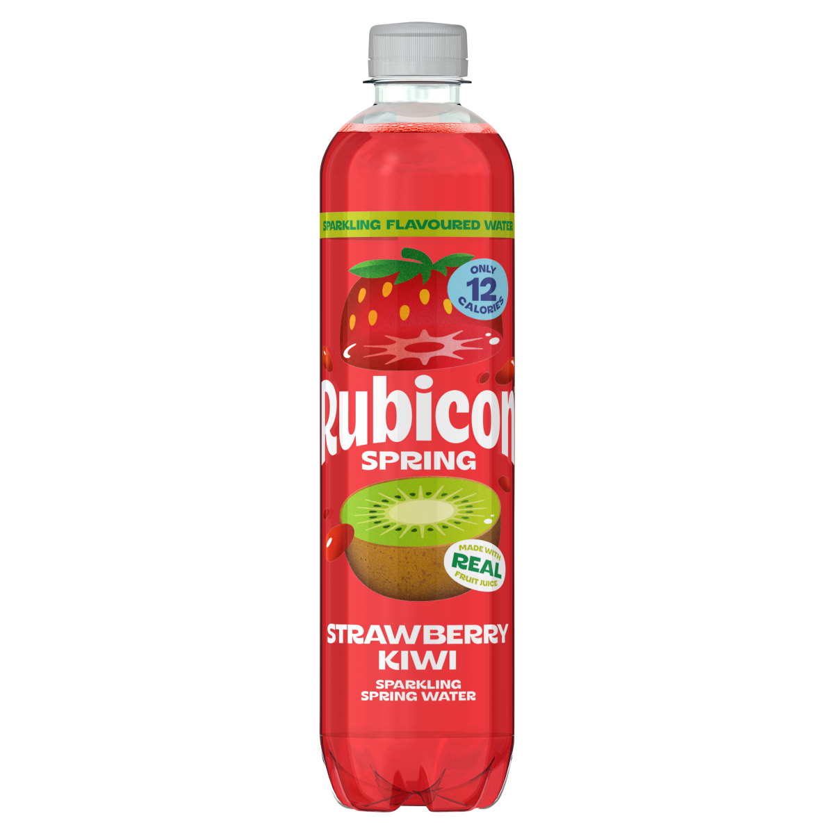 Rubicon Strawberry Kiwi Sparkling Spring Water 500ml