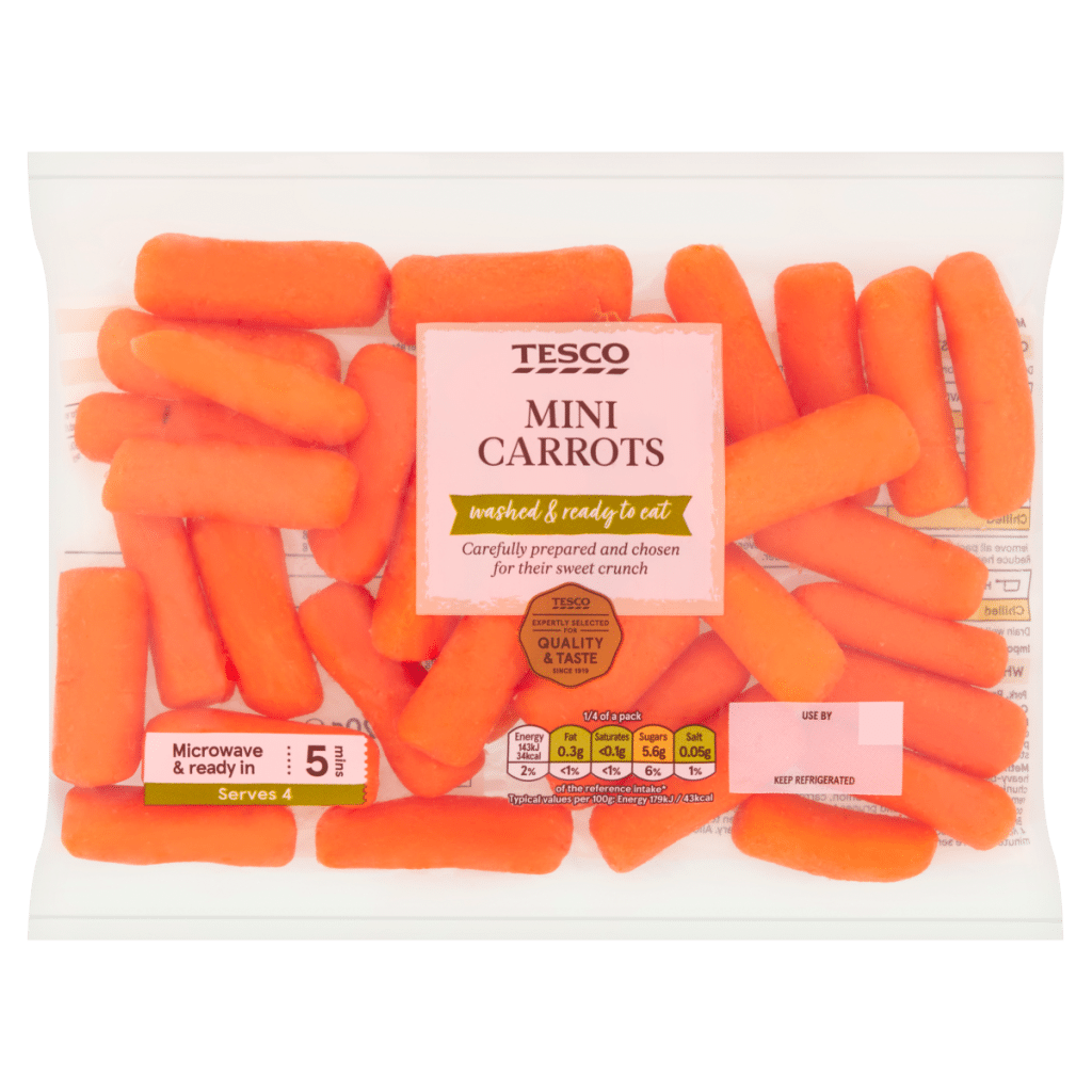 Tesco Mini Carrots 320g
