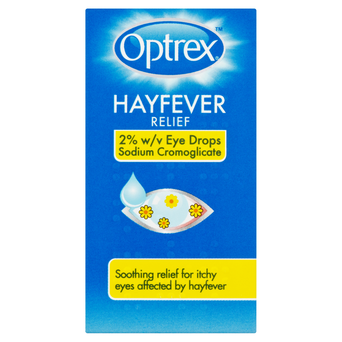 Optrex Hayfever Relief 2% w/v Eye Drops Sodium Cromoglicate 10ml
