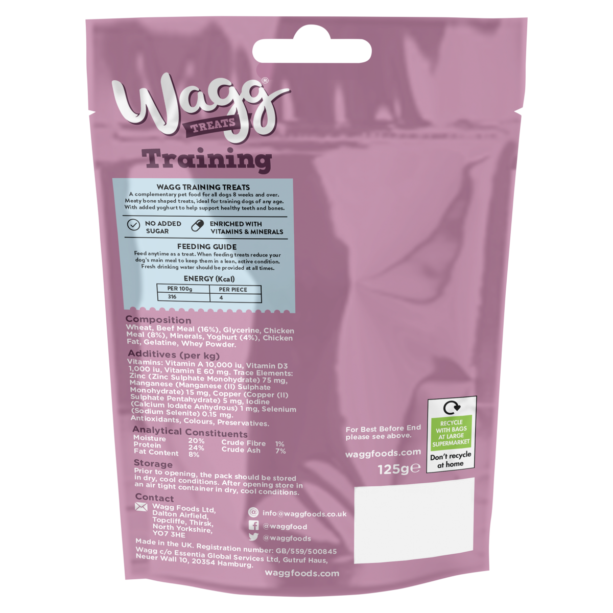 Wagg Training Treats with Chicken & Beef 125g