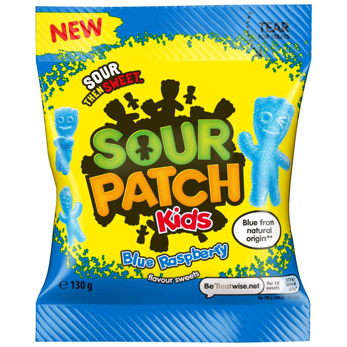 Sour Patch Kids Blue Raspberry Sweets Bag 130g